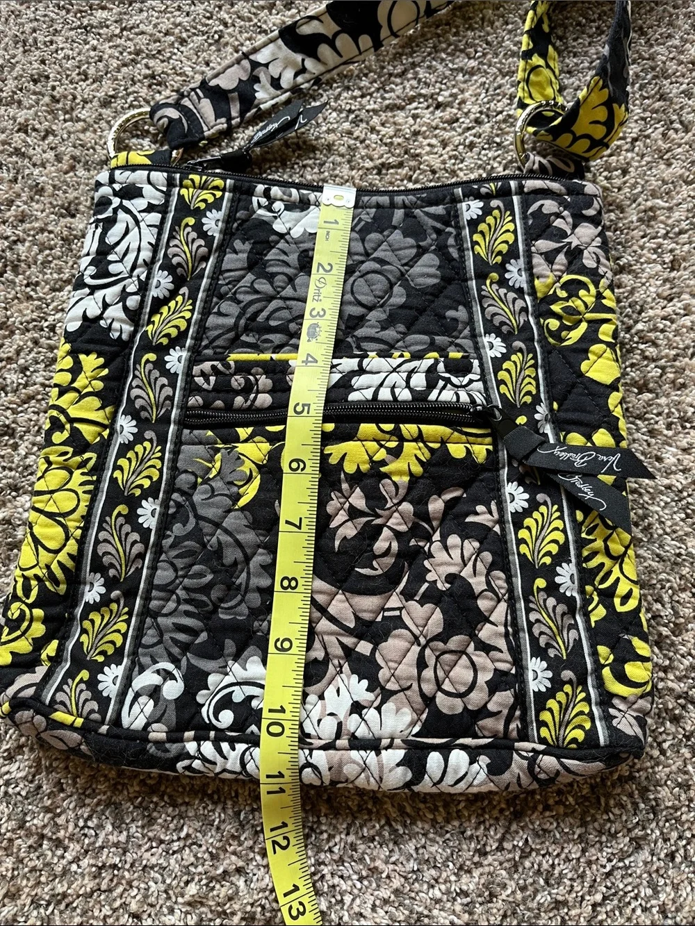Vera Bradley Cross Body Purse - Hipster Shoulder Bag - Retired Pattern BAROQUE - Picture 12 of 12